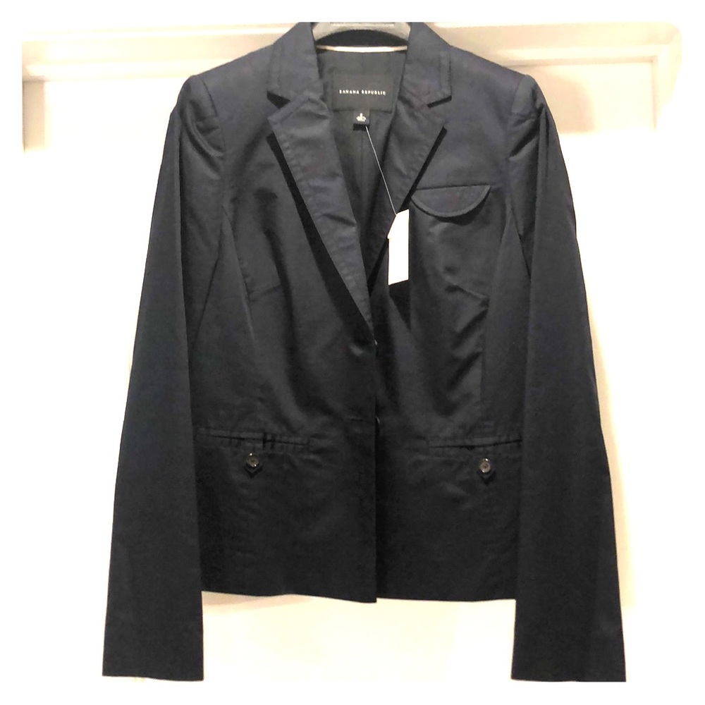 Banana Republic Navy Blazer sz 8 new with tags!!